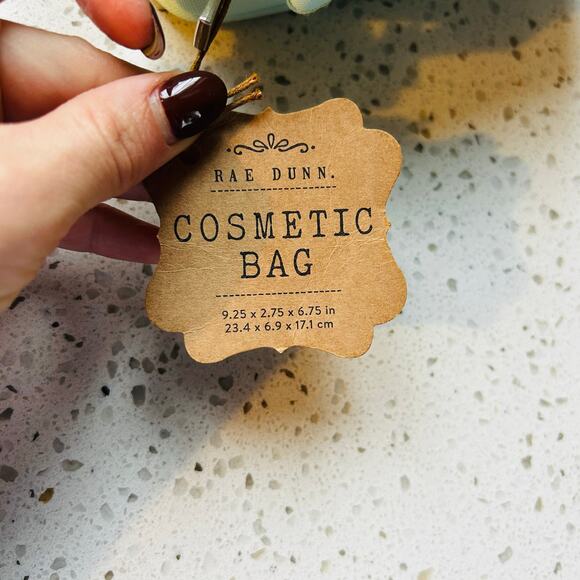 Teal Makeup Back Rae Dunn "All the things" - Picture 8 of 9